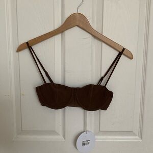 NWT Princess Polly Camilla Bralette (Brown/US 4)